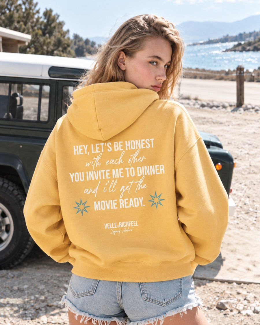 Ballon Hoodie with Yellow Velle Artwork