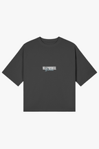 T-shirt boxy Velle Vintage — Gráfico à frente e atrás