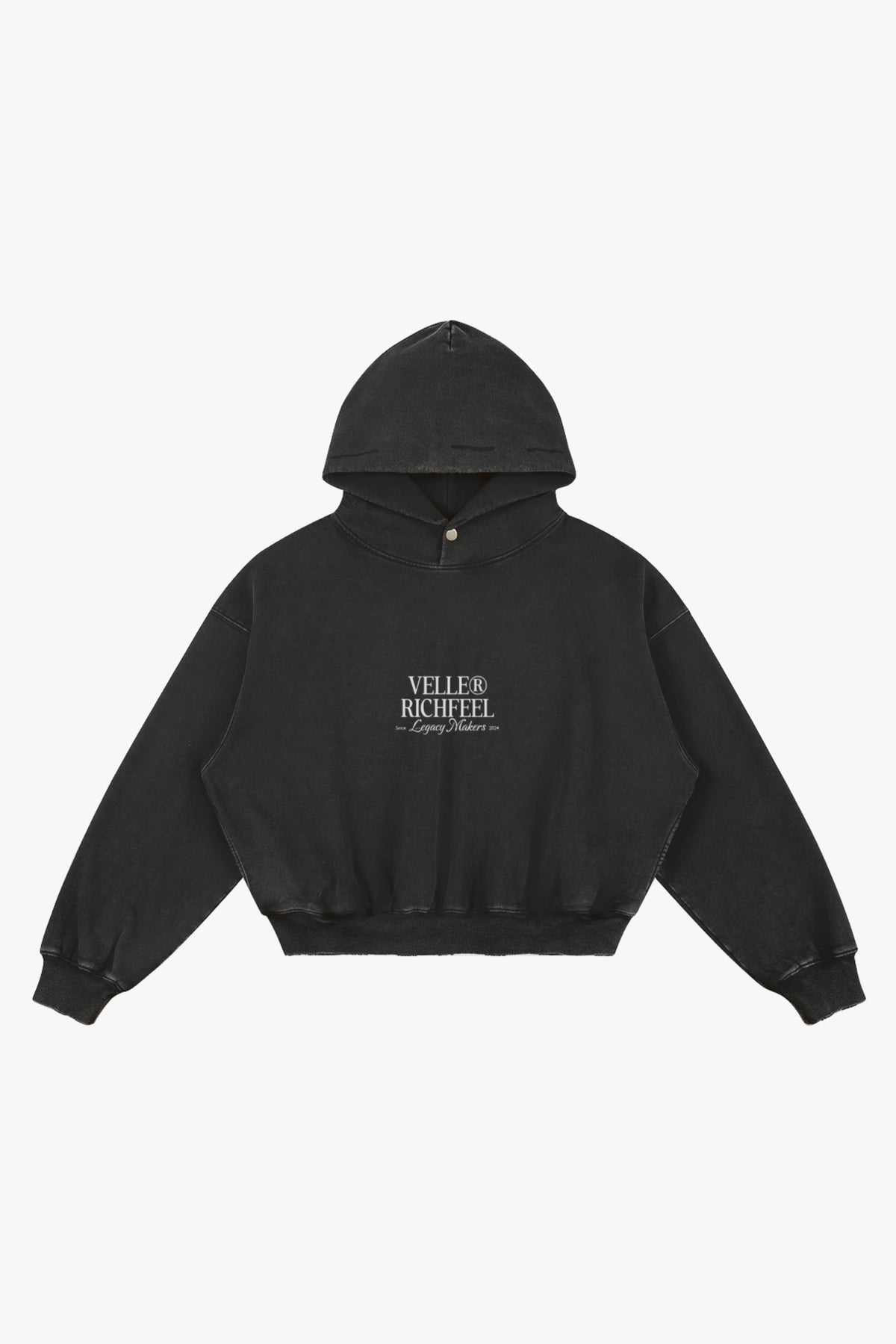 sudadera negra con el diseño "Create your own sunshine" en purpurina blanca