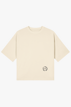 T-shirt boxy Velle — Arte branca