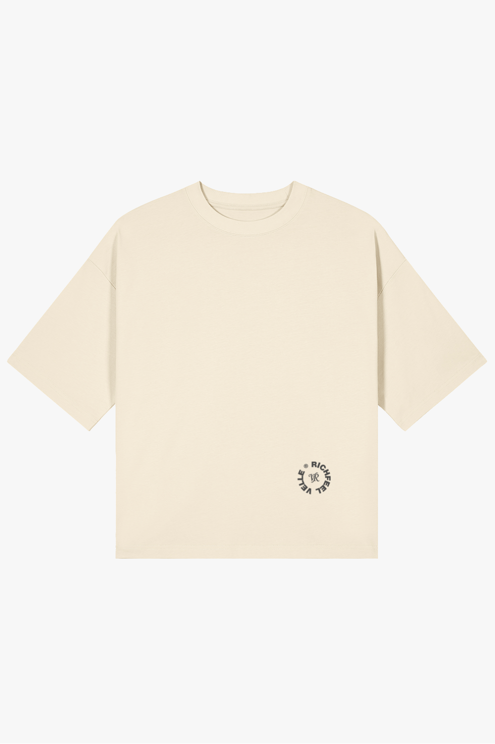 T-shirt boxy Velle — Arte branca