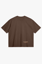 T-shirt unissexo Boxfit com arte Velle castanho