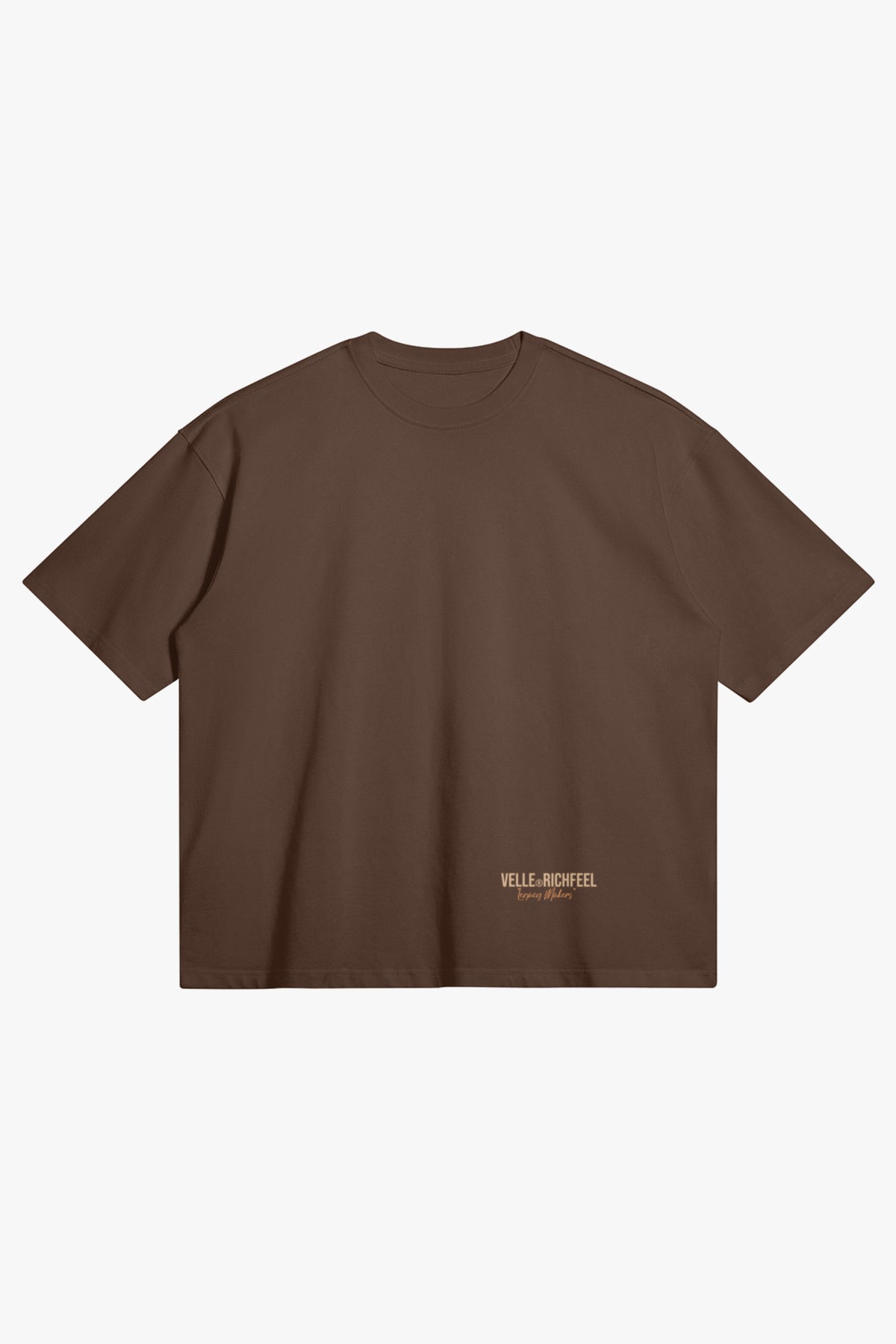 T-shirt unissexo Boxfit com arte Velle castanho