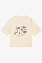 T-shirt boxy Velle — Arte branca