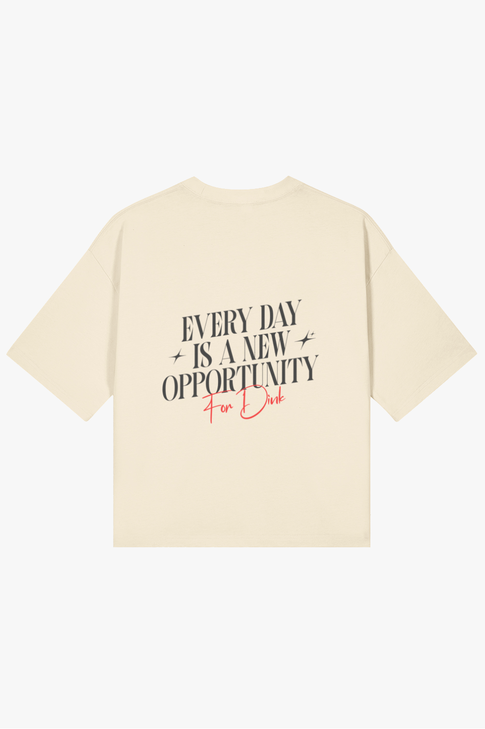 T-shirt boxy Velle — Arte branca