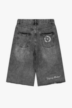 Bermudas de ganga Vintage de Perna Larga para Homem