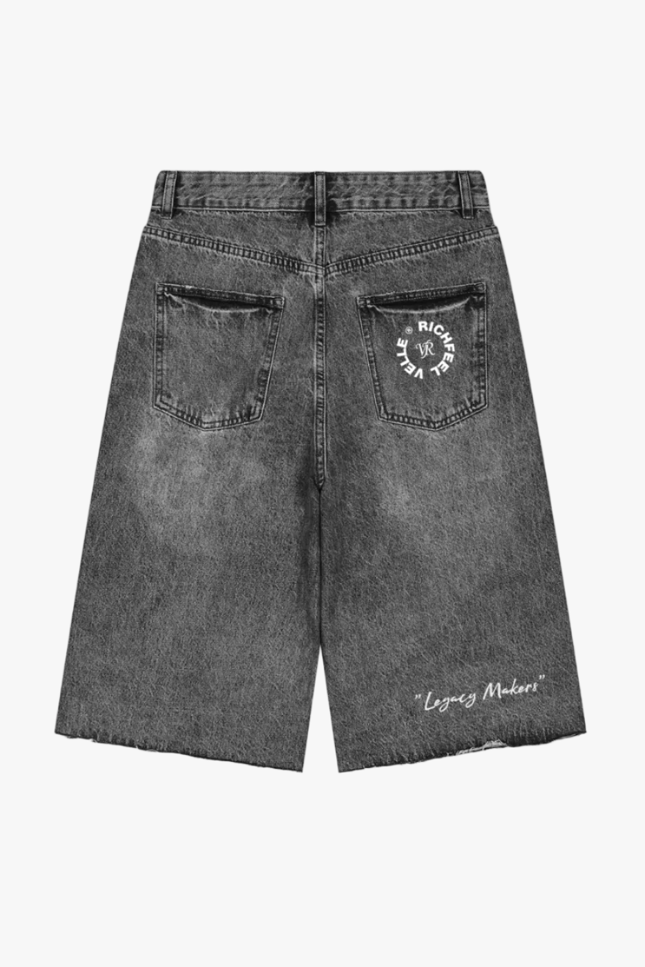 Bermudas de ganga Vintage de Perna Larga para Homem