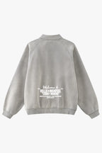 Sweatshirt Unissexo Com Meio Zíper e Gola Alta