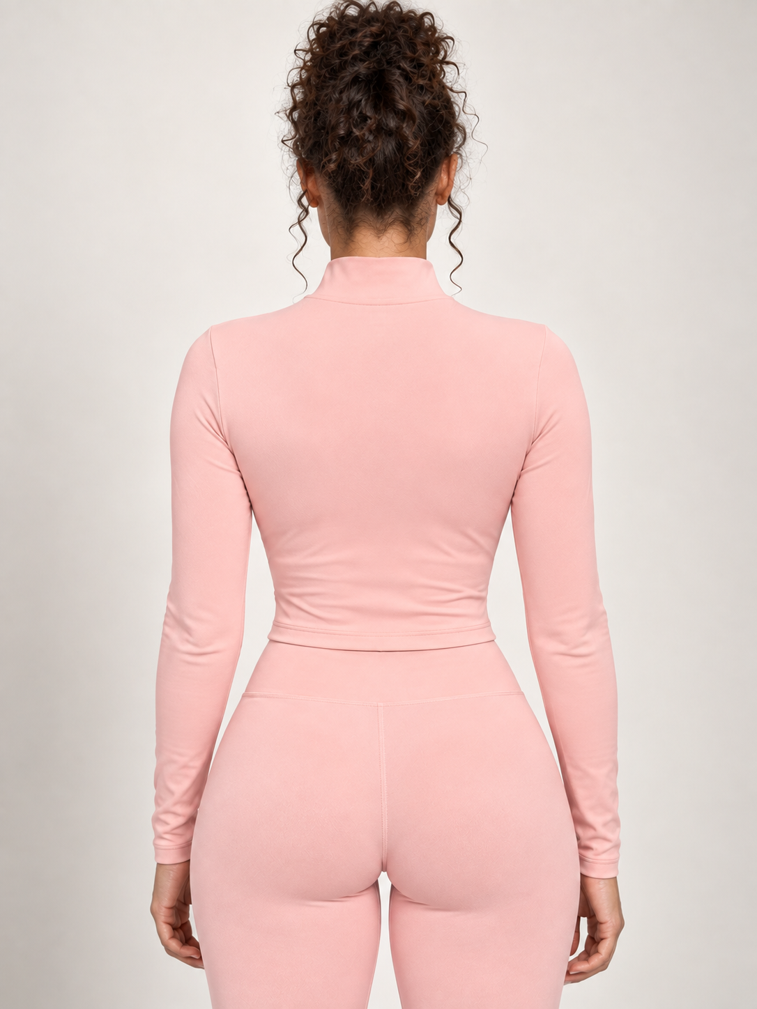 Casaco cropped feminino para Ginásio