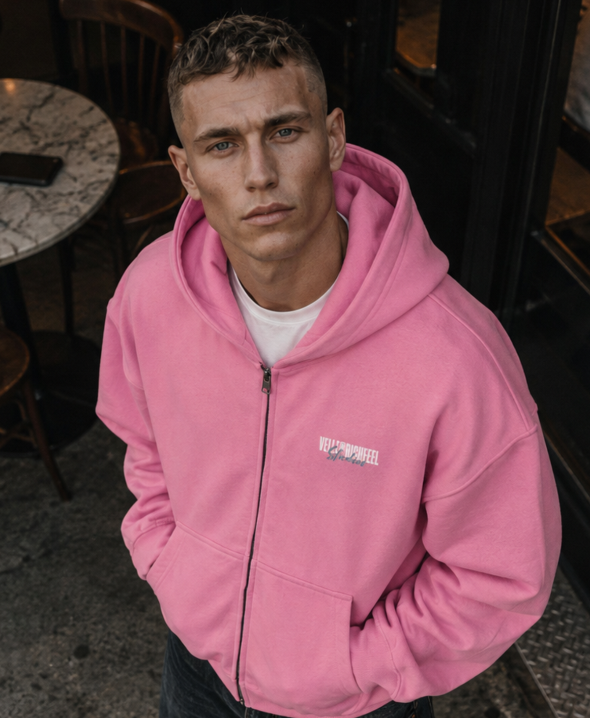 Hoodie com fecho Velle Studios