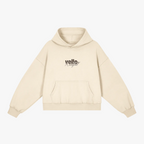 Hoodie Boxyfit Com Arte Velle Em cor creme