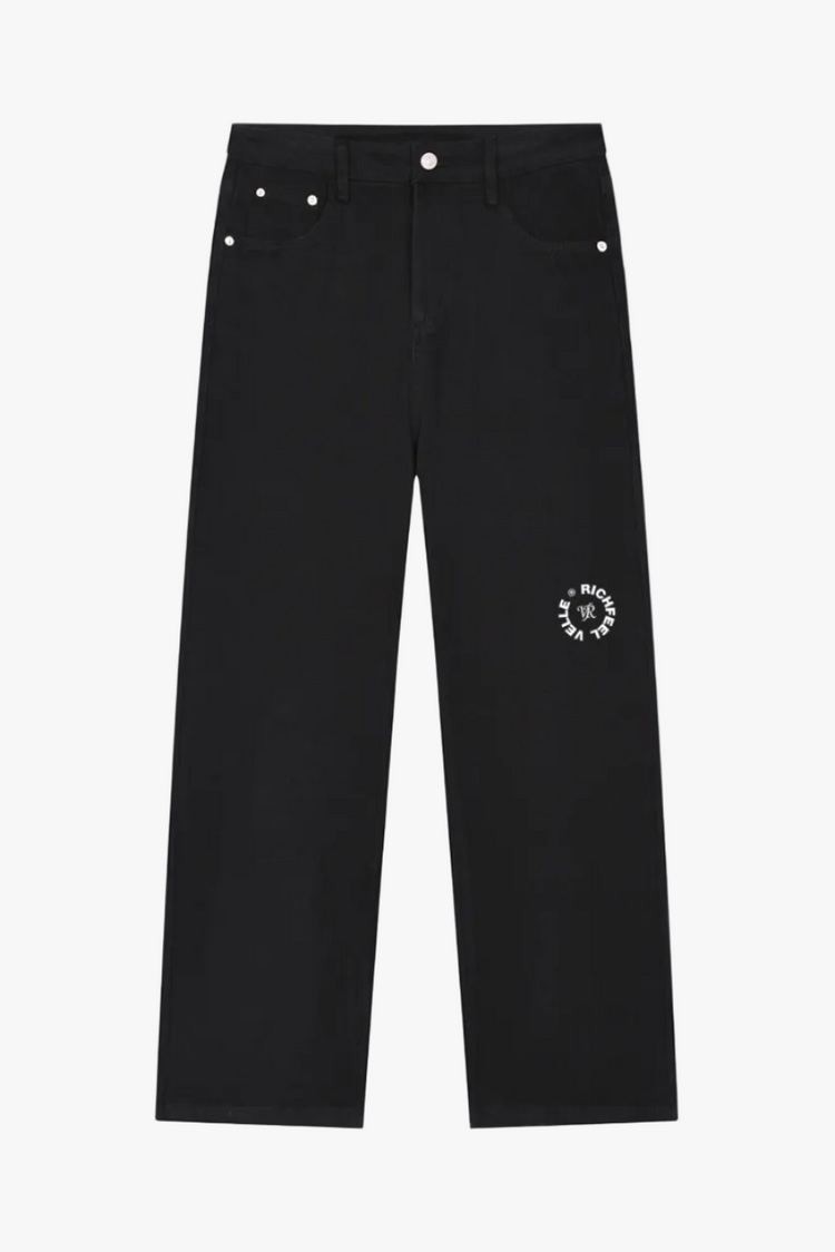 Men’s Straight-Leg Jeans with a Vintage Wash