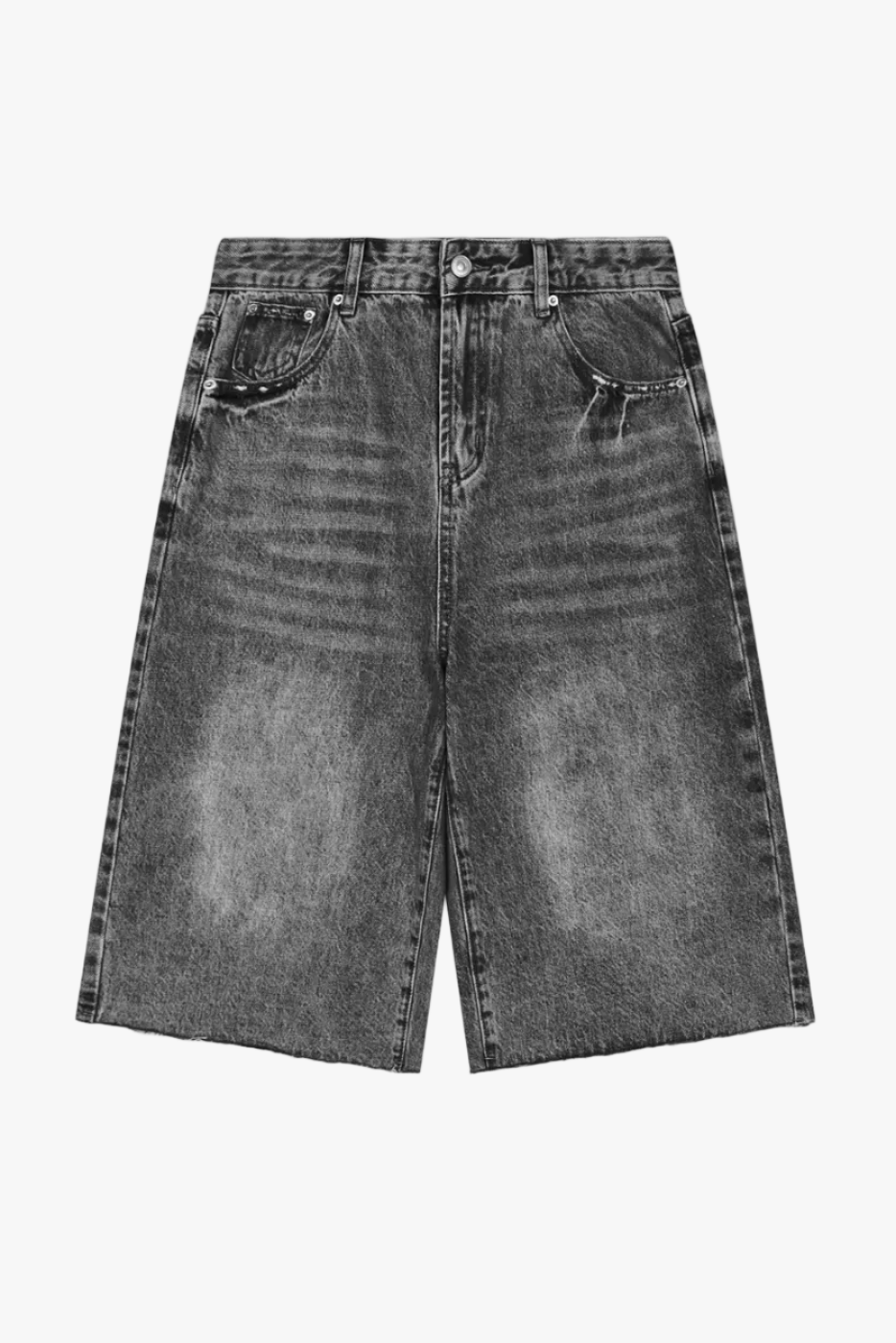Bermudas de ganga Vintage de Perna Larga para Homem