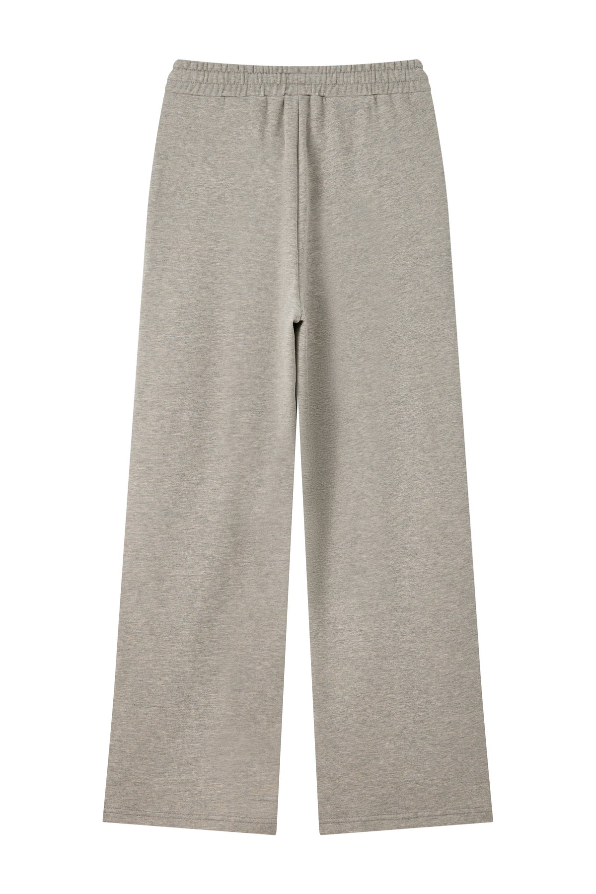 320GSM Men's Old Money Textured Straight-Leg Pants Oat Gary