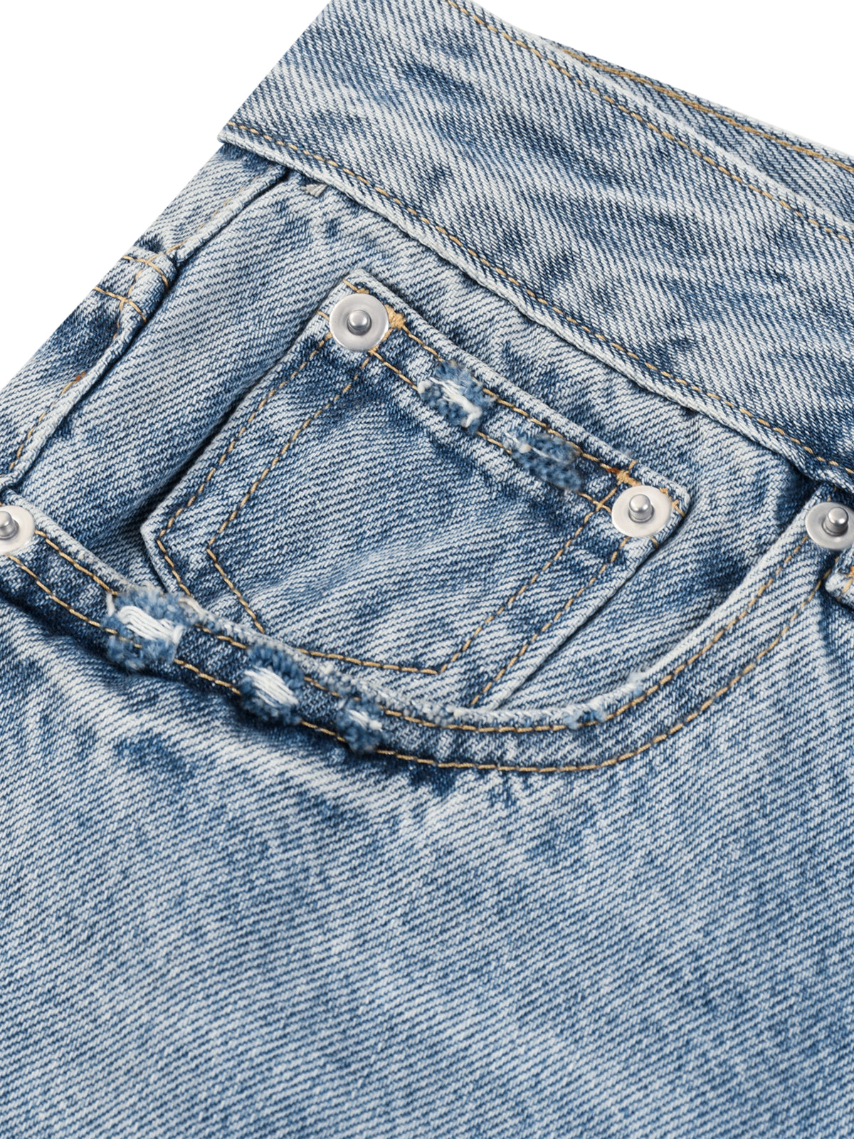 Bermudas de ganga Vintage de Perna Larga para Homem