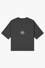 T-shirt boxy Velle Vintage — Preta